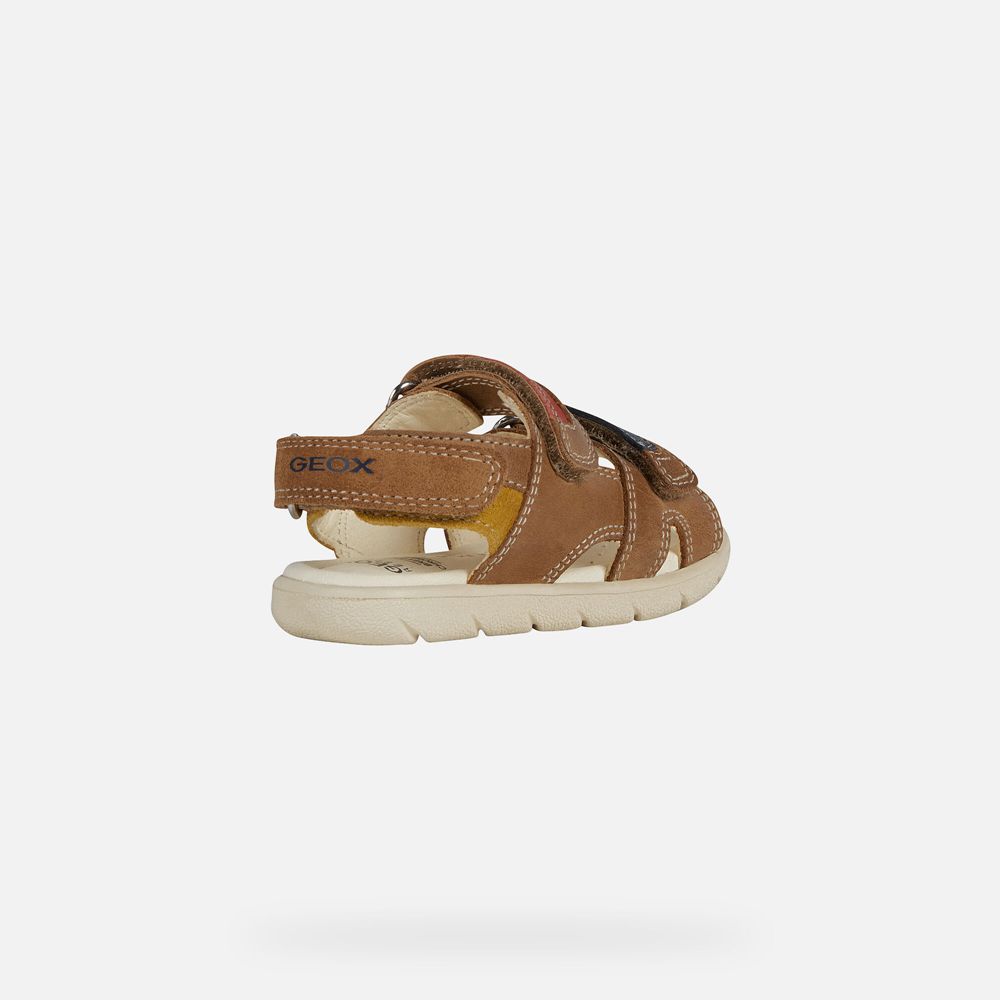 Geox Bebek Sandalet Kahverengi - Alul Boy - VYU-453980